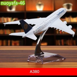 1:400 A380 Germany Airplane Model 16cm Alloy Simulation Aircraft Ornaments Toys - Picture 1 of 6