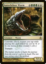 Autochthon Wurm Ravnica: City of Guilds MP MTG