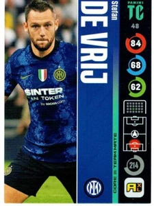 PANINI TOP CLASS ADRENALYN XL 2022 CARD N. 48 DE VRIJ (TEAM MATE) INTER - Picture 1 of 2
