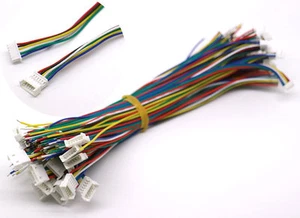 20 PARES Micro JST GH 1,25 6 pines enchufe conector macho y hembra 150 mm cables cables - Imagen 1 de 1