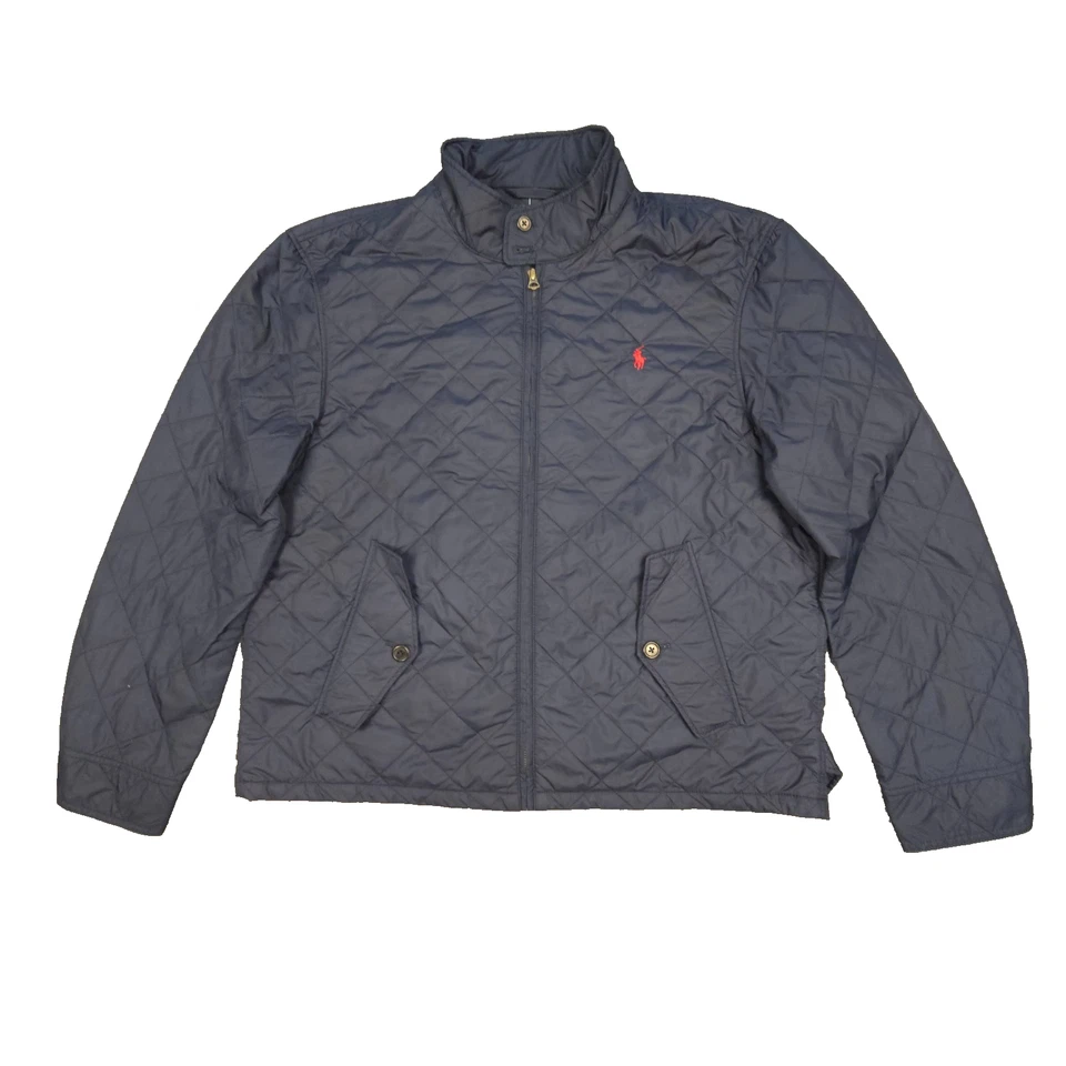 Ralph Lauren Jacket Mens XLARGE blue quilted puffer Long Sleeve Full Zip Size XL - Image 1 of 4