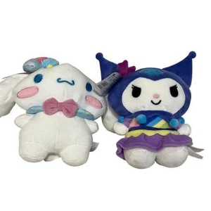 Hello Kitty and Friends NWT Candy Wonderland Plush Set Of 2 Cinnamoroll & Kuromi - Picture 1 of 8