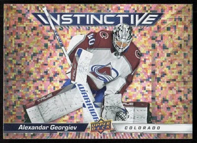 2023-24 Upper Deck Series 2 Alexander Georgiev Instinctive Sparkle - Image 1 of 2
