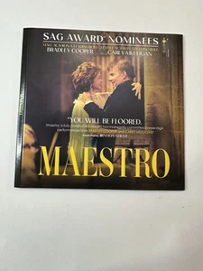 MAESTRO FYC DVD Awards Screener~ Bradley Cooper / Netflix Film - Rare - - Imagen 1 de 6