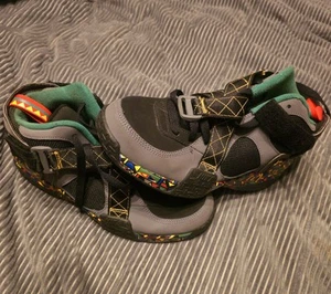 Nike Air Raid "Peace Urban Jungle" Herren Gr. 8 Schwarz Grau Mehrfarbig SAUBER 2020 - Bild 1 von 8