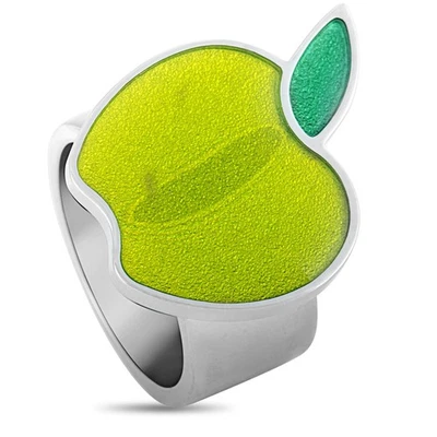 Swatch Fructus Apple Stainless Steel and Resin Ring JRG003 - Image 1 of 4