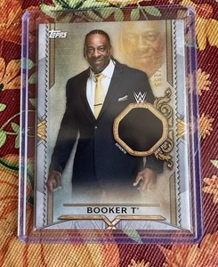Topps WWE Raw 2020 Shirt Relic Booker T SR-BT 105 / 199 - Picture 1 of 2