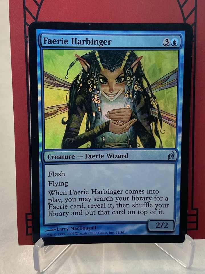 Faerie Harbinger Lorwyn Foil LP/NM - Image 1 of 4