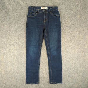 Jeans Levi's 511 slim performance ragazzo 14 regular 27x27 lavaggio scuro denim elasticizzato - Foto 1 di 11
