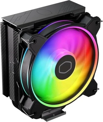 Cooler Master Hyper 212 Halo CPU Sink - Black Aluminum Finish  4 Heat Continuous - Image 1 of 3