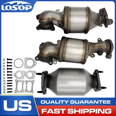 3x Catalytic Converter For Honda Accord 2008-2017 Acura RDX 2013-2018 3.5L - Image 1 of 4