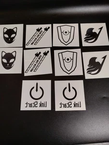 Verschiedene Anime Temporäre Tattoos - Bild 1 von 1