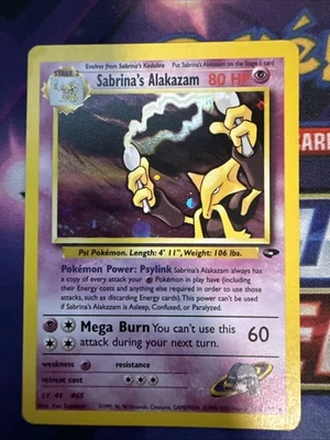 Sabrina's Alakazam Holo Rare Gym Challenge 16/132 Unlimited - Image 1 of 4