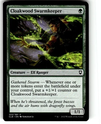 Cloakwood Swarmkeeper Commander Legends: Battle for Baldur's Gate MTG - Image 1 of 2