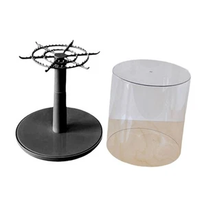Transparent Doll Display Box Organizer Rotating for Figurines Doll Keychains - Picture 1 of 4