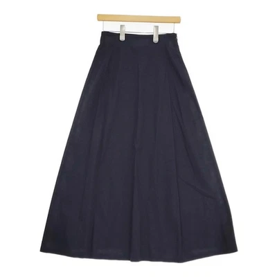 Steven Alan Algodón Largo Acampanado Falda 8224-299-0104 Talla S Azul Marino 5-0511M♪ Foto 1 de 4