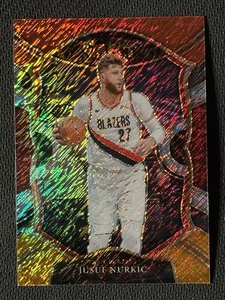 2020-21 Panini Select - Concourse Jusuf Nurkic #51 Red White Orange Shimmer... - Picture 1 of 2