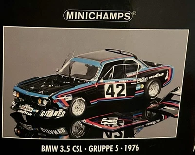 1:18 BMW 3.5 CSL Group 5 Le Mans  1976 Minichamps - Immagine 1 di 4