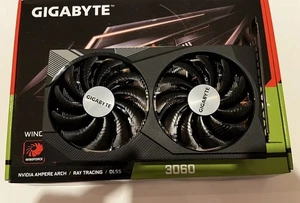 12GB Gigabyte GeForce RTX 3060 Windforce OC 2.0 Aktiv PCIe 4.0 X16 GDDR6 - Bild 1 von 2