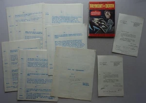Fleetway Super Library comic Secret Agent #10 RARELY SEEN SCRIPT by David Motton - Picture 1 of 19