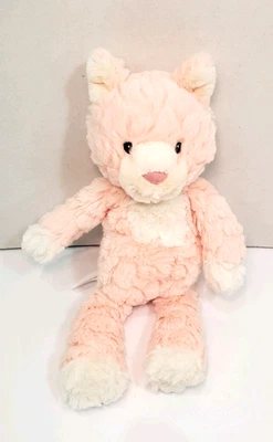 Mary Meyer Pink Kitten Plush Stuffed Animal Sewn Eyes Super Soft 11" - Image 1 of 4