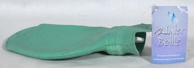 GOMA VERDE 7" CALENTADOR DE MANOS/TAMAÑO BEBÉ BIBERÓN AGUA FRÍA O CALIENTE NUEVO CON ETIQUETA Foto 1 de 4