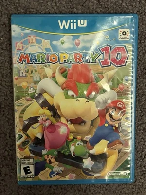 Mario Party 10 (Nintendo Wii U, 2015) CIB Completo con Manual - Probado Funcionando Foto 1 de 3