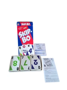 Mattel Skip-Bo Card Game Red Blue Old Version (2010) Complete - Picture 1 of 4