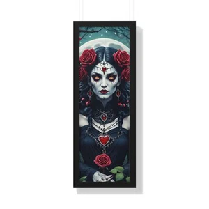"Mysterious Mistress" ©️ by CLEArT (ConnieLynnArt)Framed Vertical Poster - Picture 1 of 10