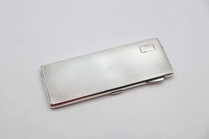Rare Antique Silver Ladies Cigarette Vesta Case Combo Hallmarked Birmingham 1935 - Picture 1 of 12