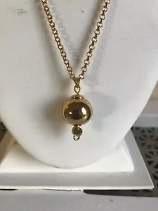 Collar $88 Kate Spade tono dorado bola estándar oro #11 - Imagen 1 de 5