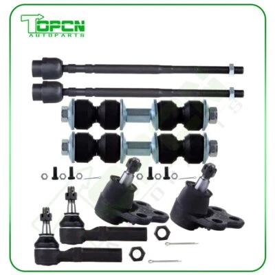 8x Front Lower Ball Joints Steering Sway Bar Tie Rod For 1997-2005 Buick Century - Image 1 of 4