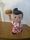 Vintage Big Boy Advertising Bank with Double Burger Funko with Stopper 7 1/2"