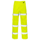Supertouch Hi Vis 3 Band Combat Trousers Cargo Pockets Knee Pad Pockets Rail Spe