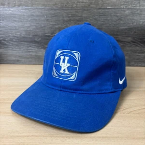 Vintage Kentucky Wildcats Hat Cap Fitted S/M Blue Nike Embroidered Basketball - Picture 1 of 10