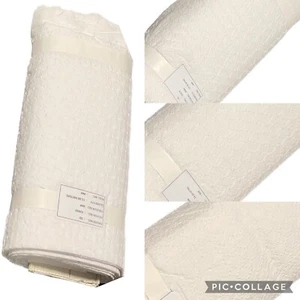 100% Cotton Broderie Anglaise Fabric Emberoidery Cotton Fabric 44"' wide - Picture 1 of 14
