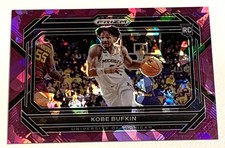 2023-24 Panini Prizm Draft Picks Kobe Bufkin Purple Ice Rookie Card /149 #22