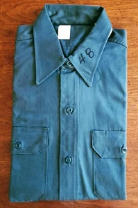 CAMICIA DA LAVORO NUOVA ELY & WALKER BIG BUCK VINTAGE VERDE MANICA LUNGA MANICA 16M SANFORIZZATA - Foto 1 di 12