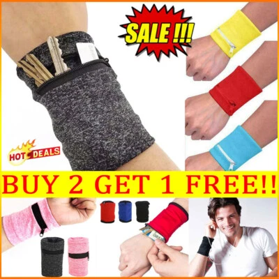 Handgelenk-Geldbörse Beutelband Reißverschluss Laufen Reisen Radfahren Sport  ♩ - Bild 1 von 4