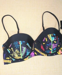 Universal Monsters Bikini Bra Top. Size Medium. New! Hot Topic Horror Movies Bra - Picture 1 of 9