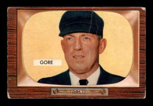 1955 Bowman #289 Arthur Gore UMP G/VG X2879556