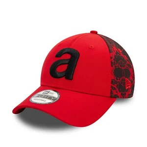 Aprilia Cap Adjustable Mens New Era Crackle Print 9Forty Red - Picture 1 of 5