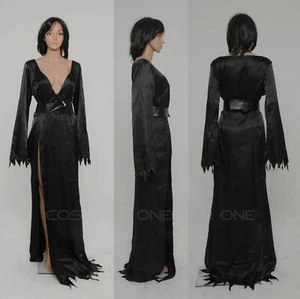 Elvira Adult Sexy MistressoftheDark Vampire Halloween Costume Cosplay - Picture 1 of 7