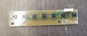 Sansui SLED5019 Key Button Board CQG40830 / CX-5519-KEY  [E336p] - Picture 1 of 1