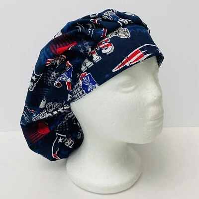 surgical/medical cap, bouffant -  New England Patriots NFL - Image 1 of 4