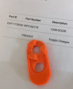 Whirlpool Refrigerator Door Closer Cam PN: WP2182179 - NEW - Set of 2 -USA - Picture 1 of 1