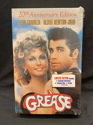 Grease 20th Anniversary EditionVHS Video 1978 With Lyrics And CD-Sealed - Image 1 of 2