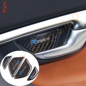 For Volvo XC60 2010-2017 Black Titanium Inner Door Bowl Cover Trim 4Pcs Kit c - Foto 1 di 9