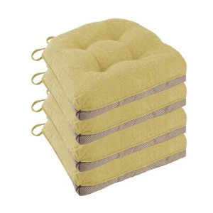 Non Slip Chair Cushions for Dining Chairs Set of 4 Kitchen Chair Cushions 18"... - Picture 1 of 6