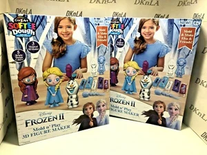 Frozen II Mold Play 3D Figure Maker Divertente Impasto Morbido Cra Z Art Anna Elsa Olaf - Foto 1 di 12